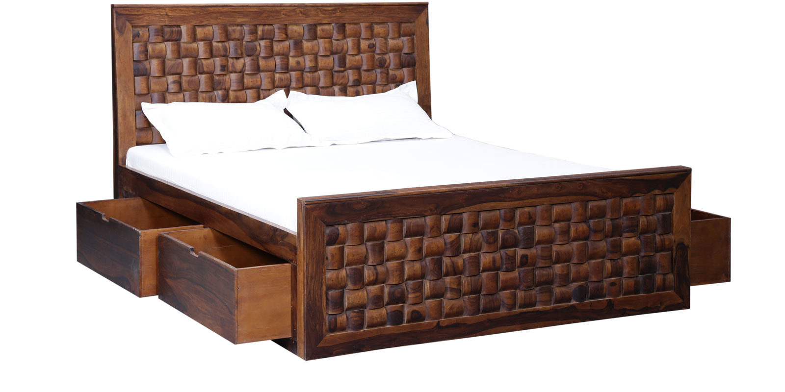 Toronto Wooden Bed Queen Size